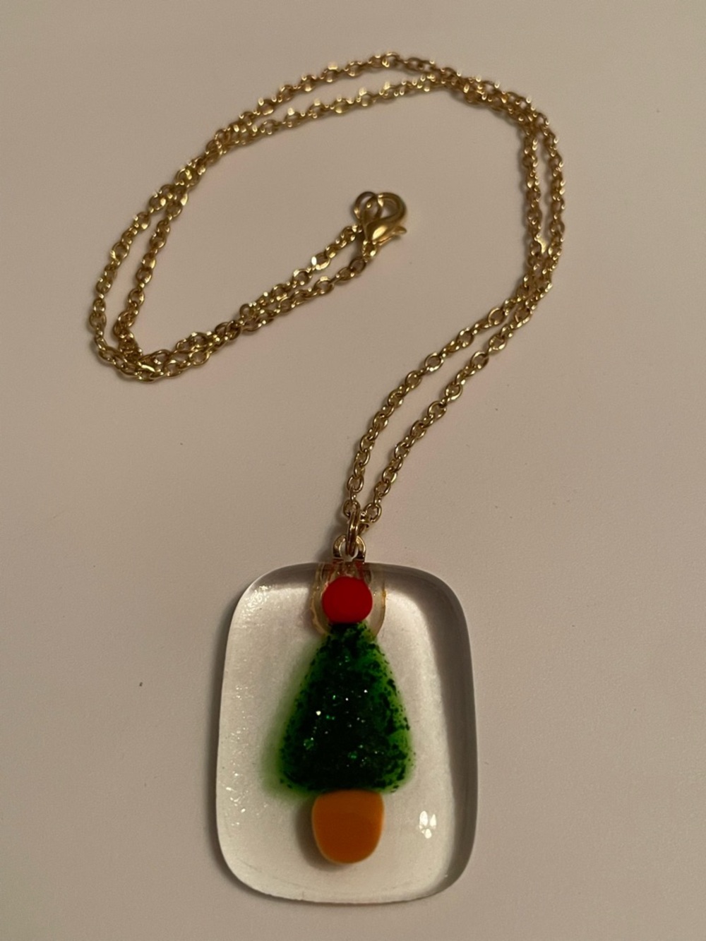 Hand Blown Art Glass Pendant